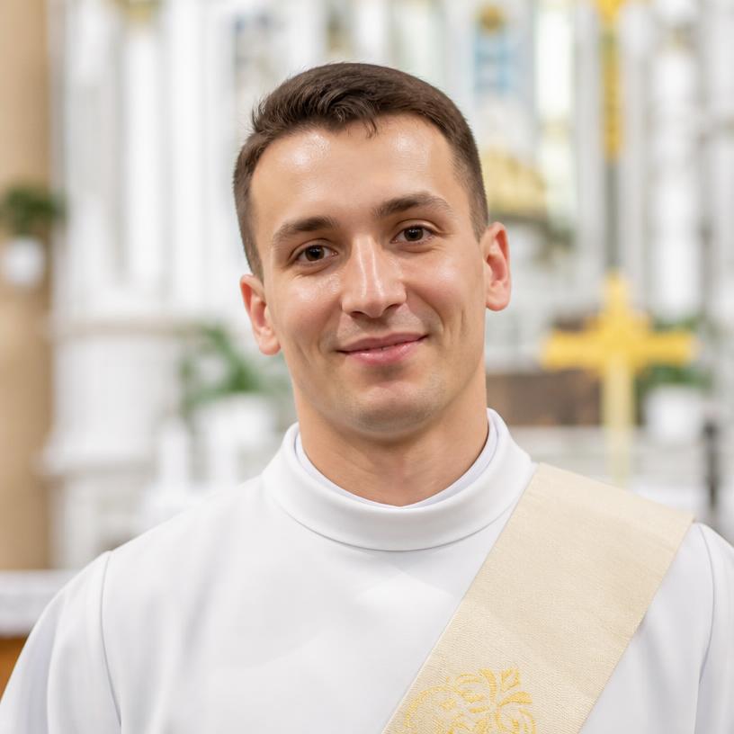 Portret diakona w stroju liturgicznym